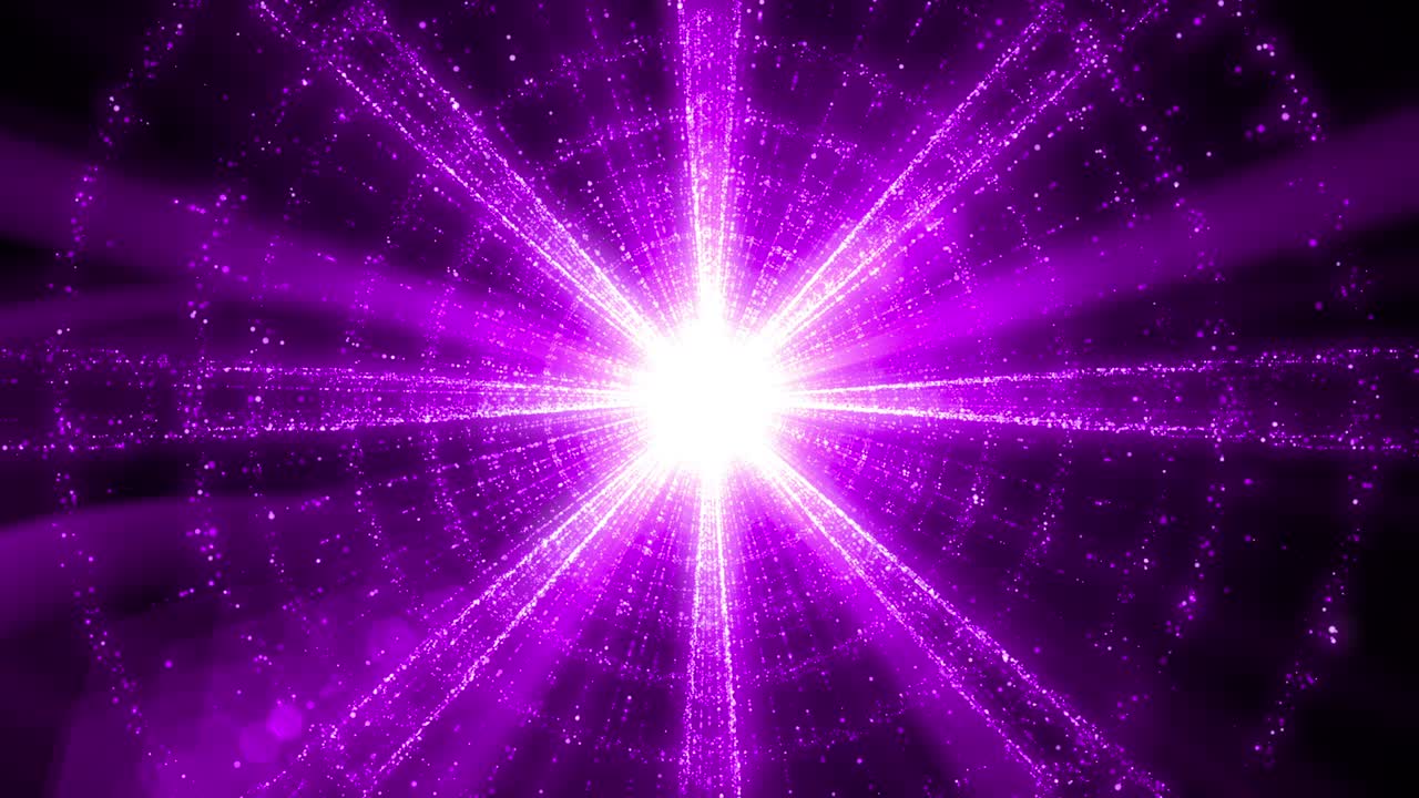 가운 반이는 네온 박이는 입자 루프 애니메이션