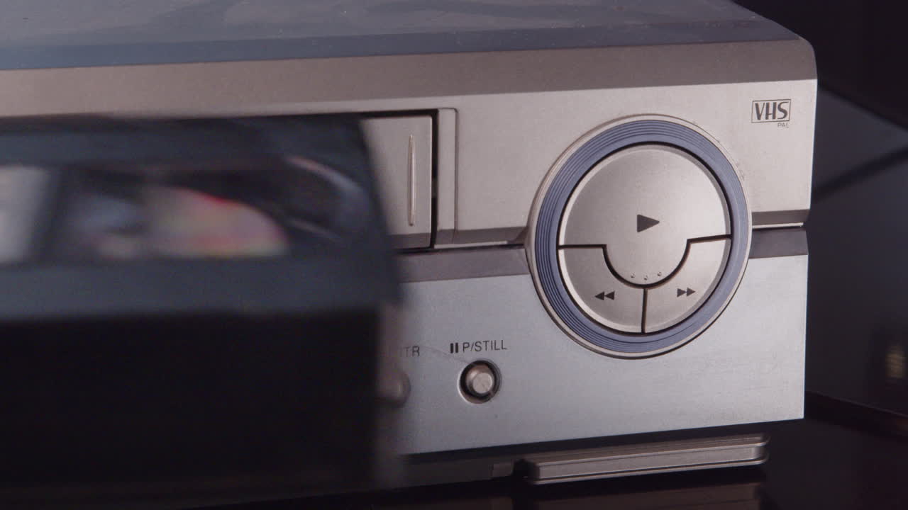 VHS VCR And Cassette Ejecting Free Stock Video Footage Download Clips