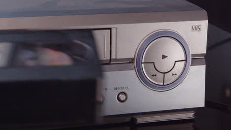vhs vcr y expulsión de casetes