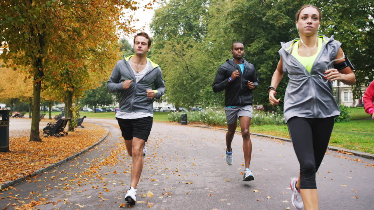 A dedicated group of runners