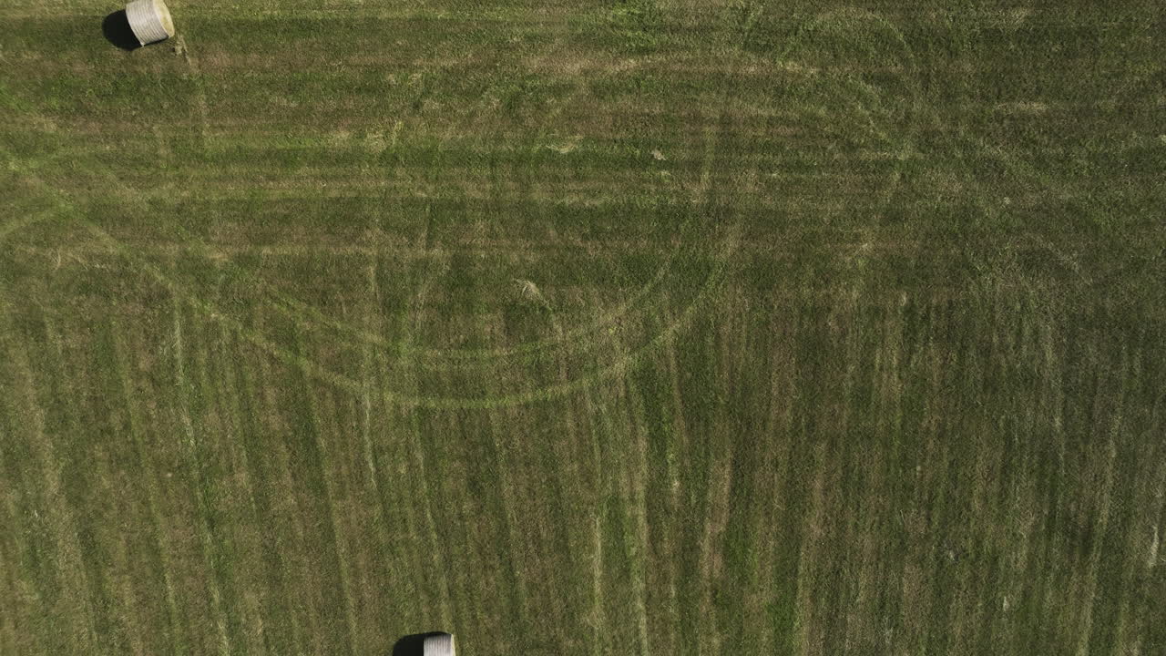 미국 미네소타 주 오로노코 의 초록색  ⁇  에 있는 둥근  ⁇  - 공중 촬영