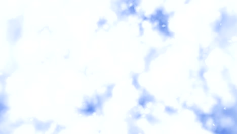 vuelo de animación 4k a través de nubes, loop-able. copiar espacio en el centro para su logotipo y texto. fondo gráfico de movimiento y animación.