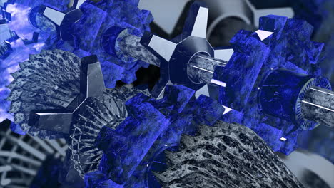 engranajes abstractos de las máquinas