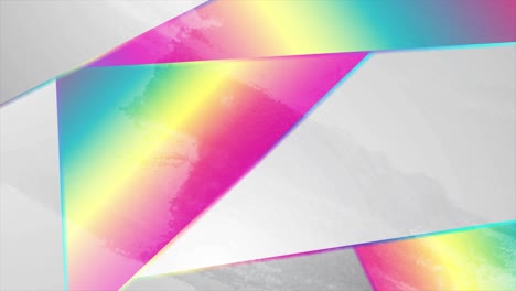 fondo de movimiento de acuarela gris y holográfico grunge