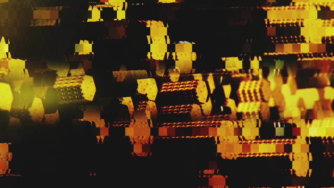 kaleidoscopio en movimiento. gráficos en movimiento de 4k