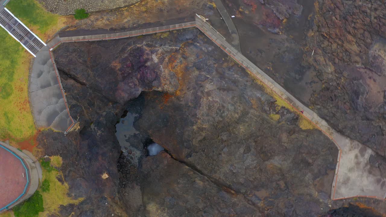 Bird's Eye View Of The Famous Kiama Blowhole In Australia