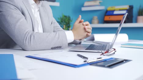 close-up of elegant businessman getting angry, jerk, things are not going well.