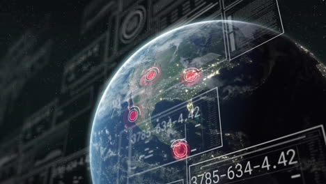 Animación-De-Procesamiento-De-Datos-Y-Diagramas-Sobre-El-Mundo.