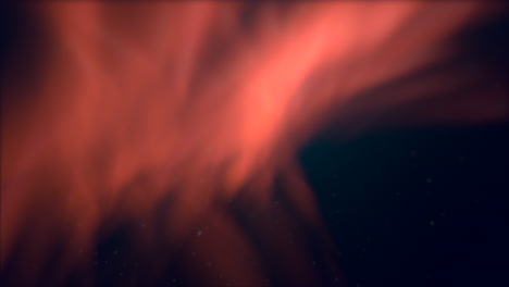 mysterious close-up vibrant red and orange light in the sky