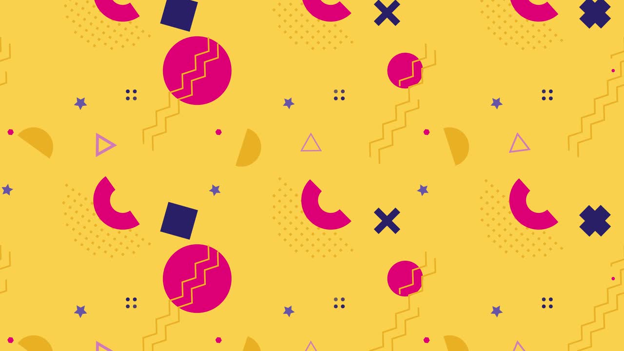 patrón sin costuras fondo amarillo