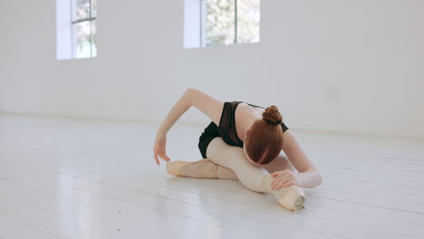 Ballett,-Tanz-Und-Ballerina-In-Einem-Studio