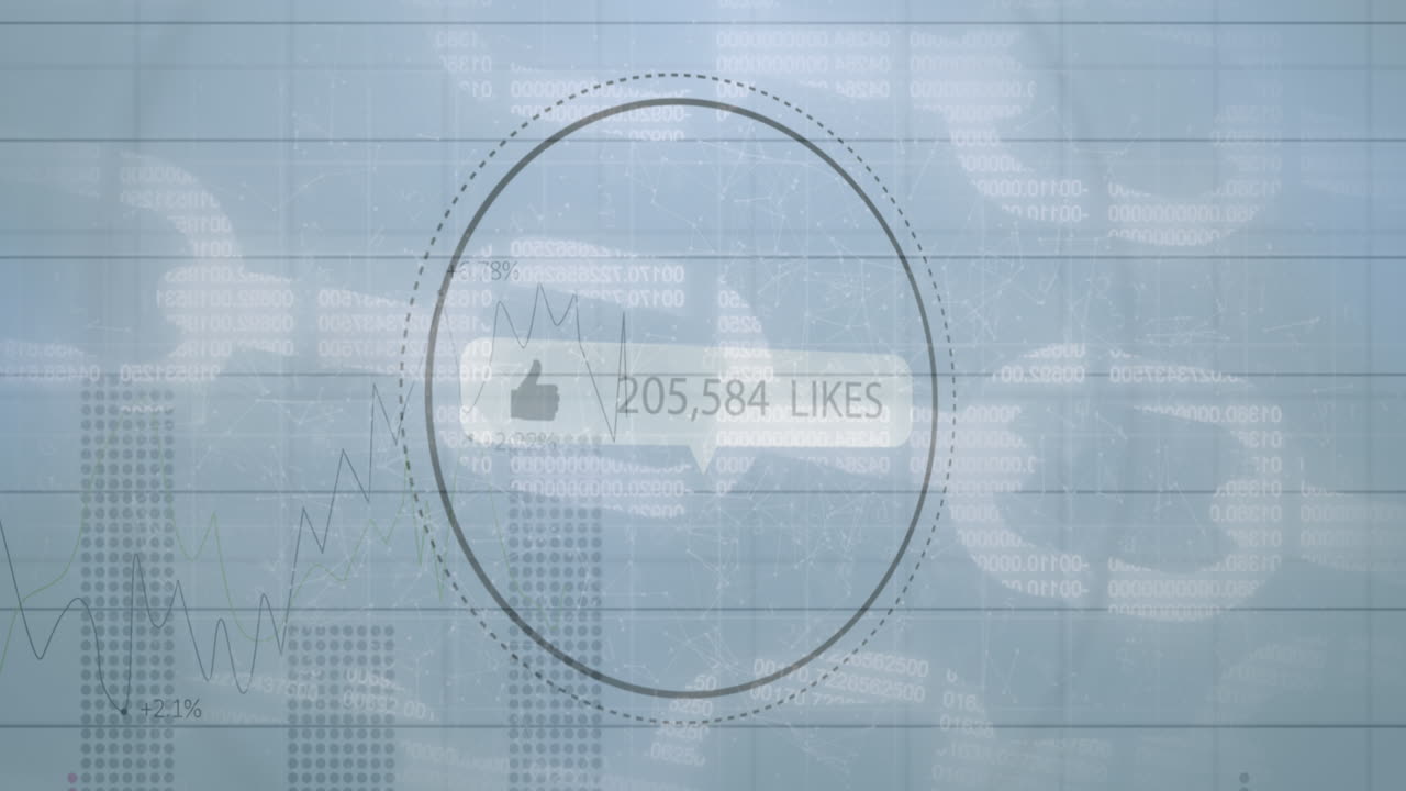 ⁇ 버스 업 아이콘과 회색 배경의 통계 데이터 처리에 대한 좋아함 증가