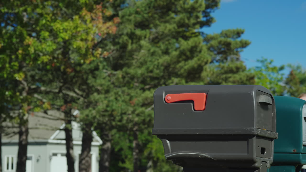 pareja celebra recibir correo