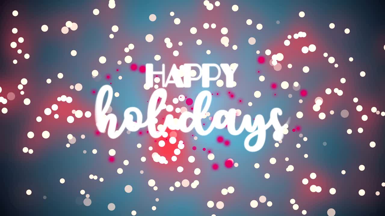 밝은 불빛에서 4k 행복한 휴일