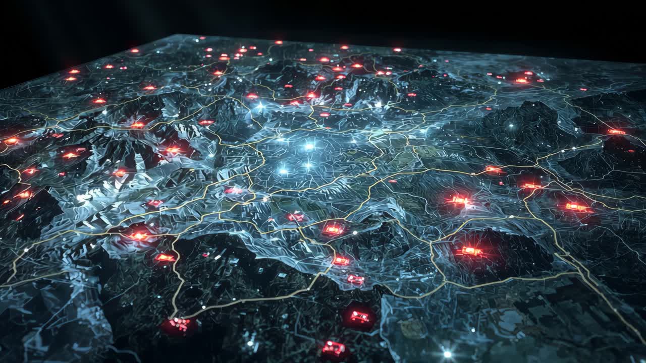 visualización de la red de la ciudad