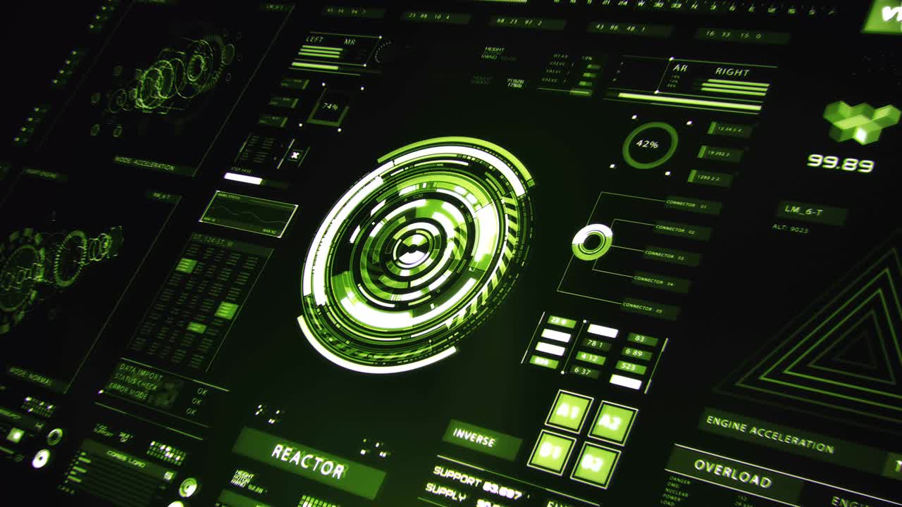 interfaz futurista | hud | pantalla digital