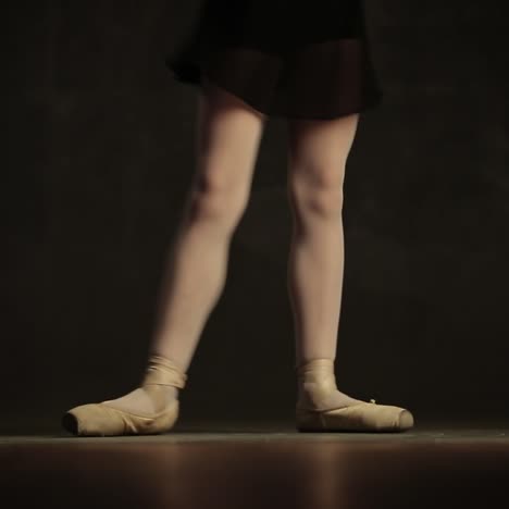 Ballerina In Ballet Studio