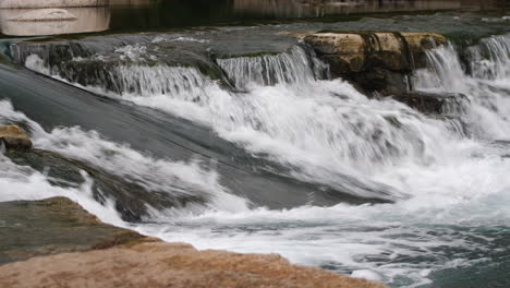 shots of the rapids in the san marcos river on a long lens