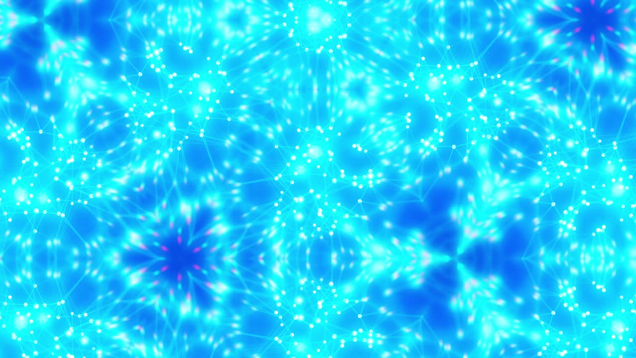 입자의 칼레도스코프 (kaleidoscope of particles) - 입자의 빛, 4k 모션 그래픽