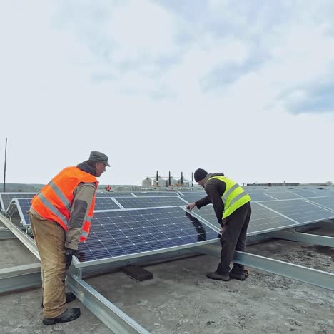 installing solar cell outdoor