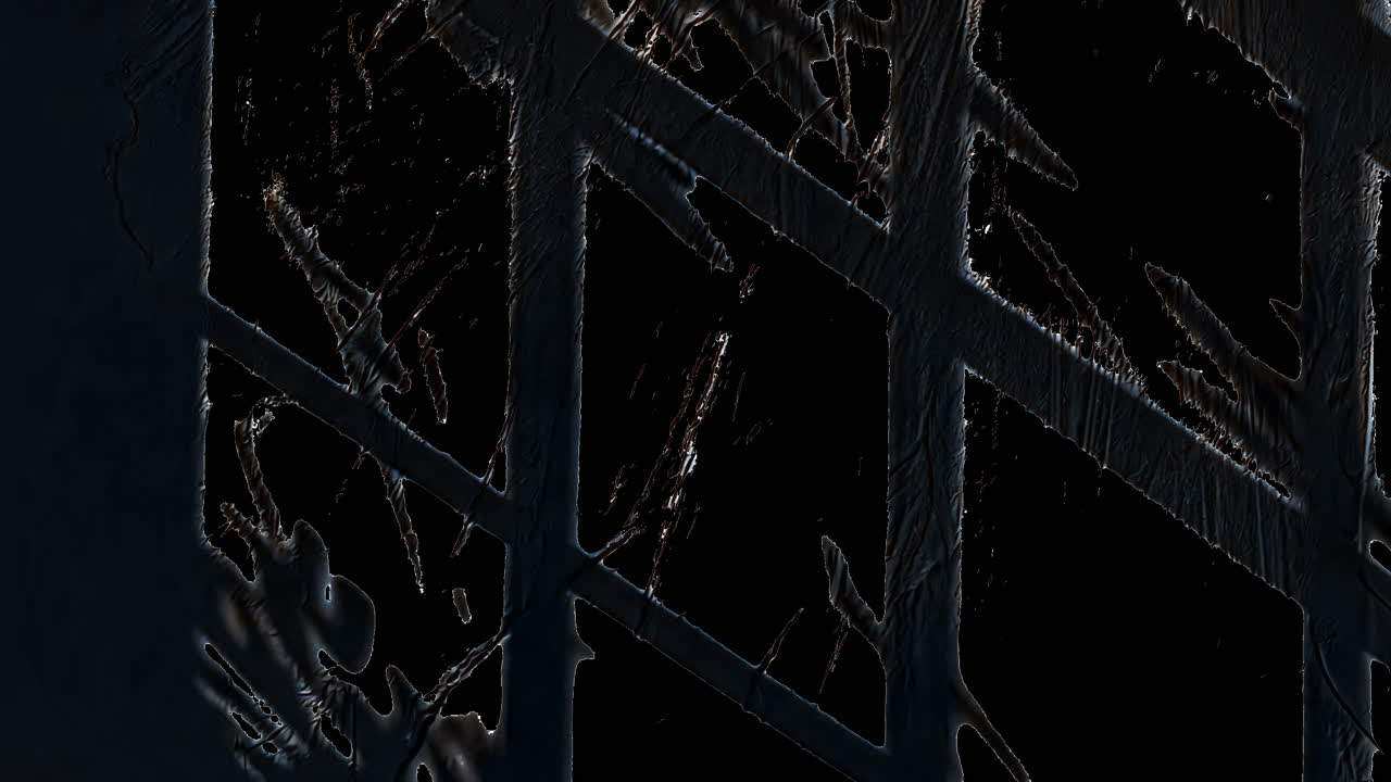 Abstract shadows on textured wall animated overlay, transparent 4K video, alpha channel, ProRes 4444