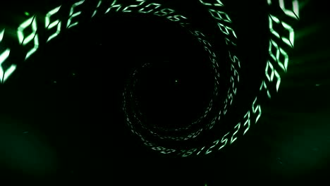 el giro de los números de fondo, animación cg, bucle