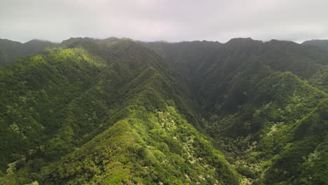 gliding along a ridge in hawaii