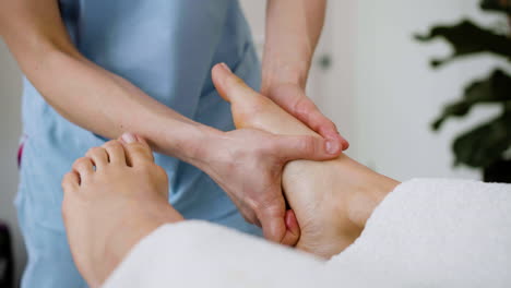 physiotherapist giving a massage