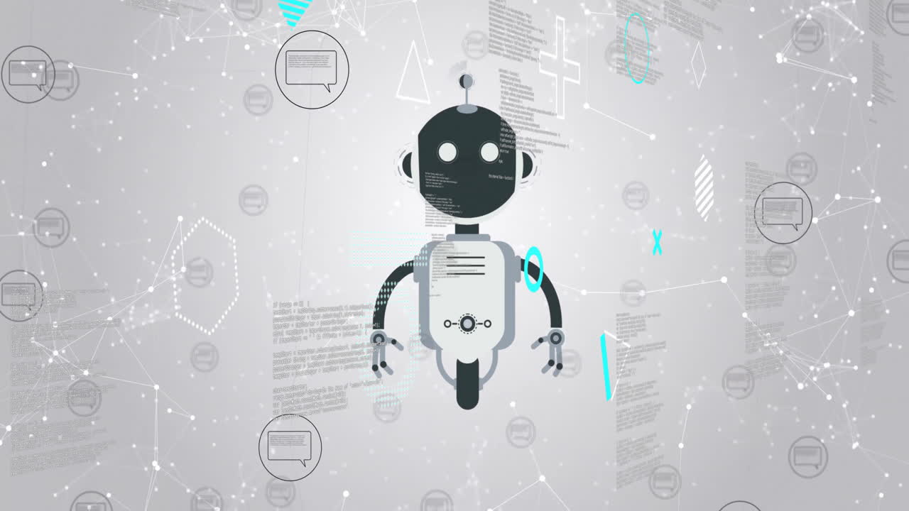 Robot animation over digital data and network connections