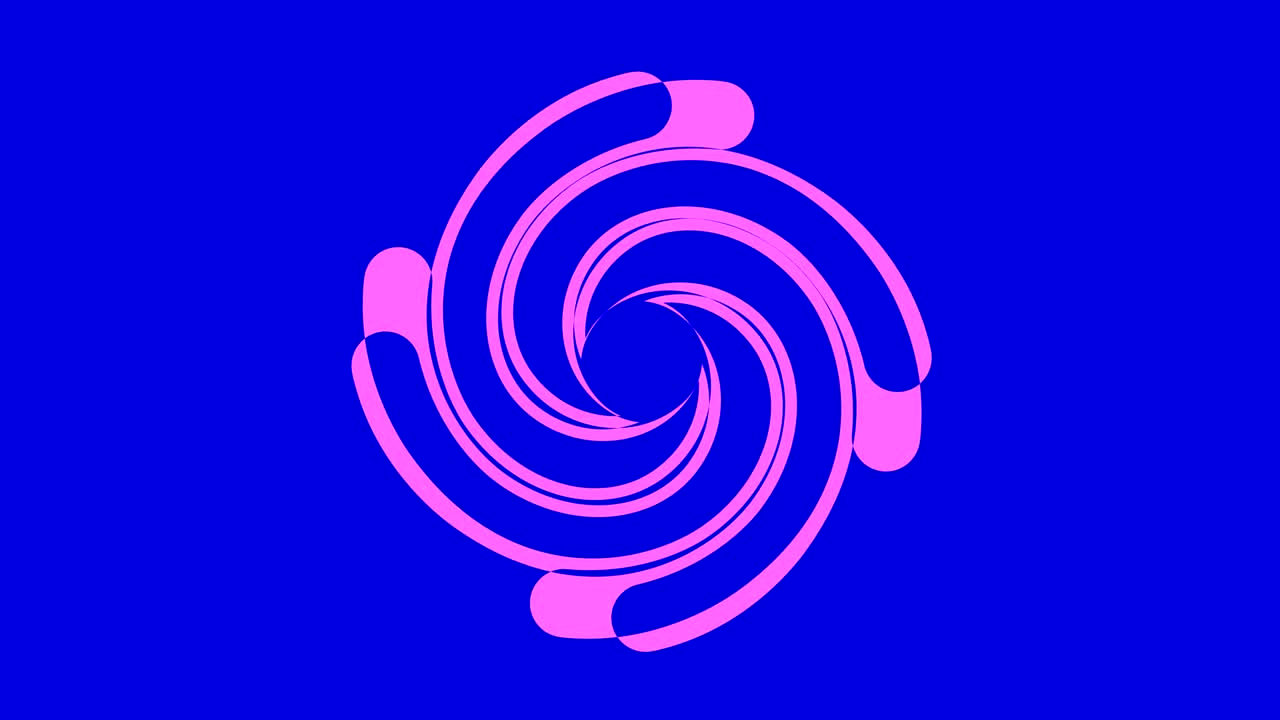 4k 비디오 모델 스트로보스코픽 및 최면 효과, 16:9 비디오 형식