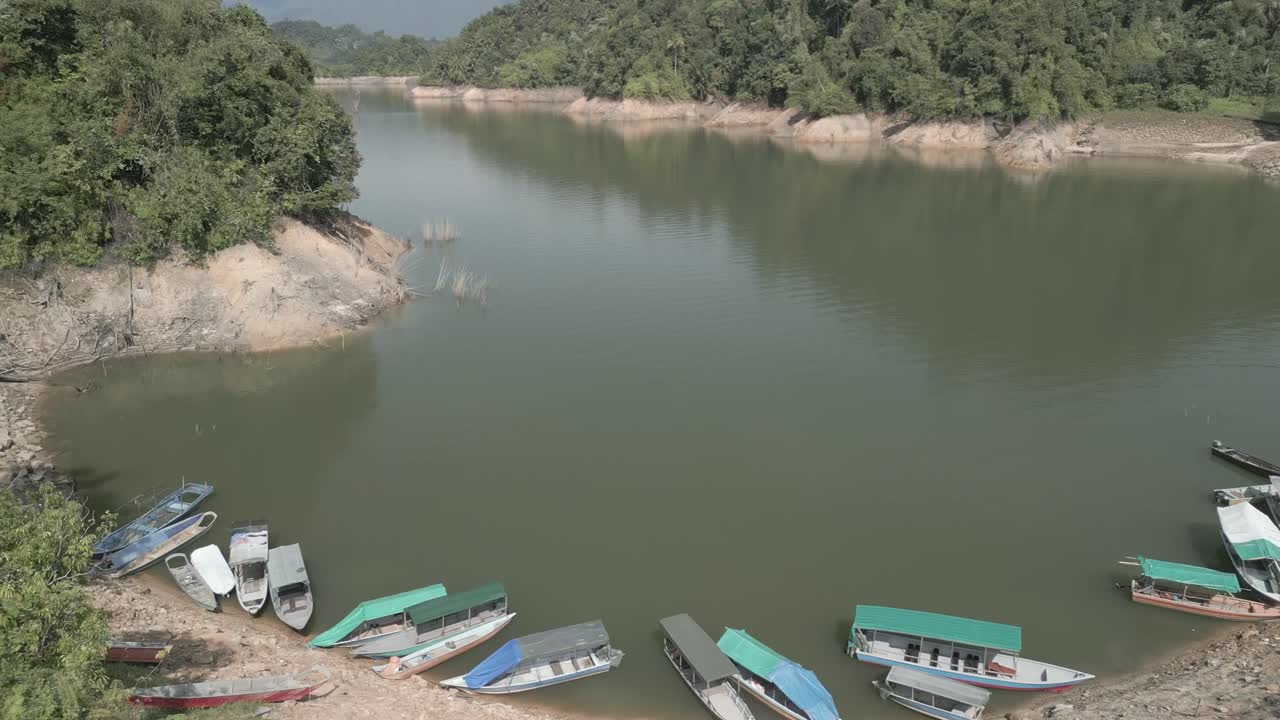 Bengoh Dam,Sarawak-Kalimantan borders,with a scenic boat ride to Bengoh Dam by Susung Waterfall and other cascading wonders, drawing local resemblance to the junglesof "Jurassic World."