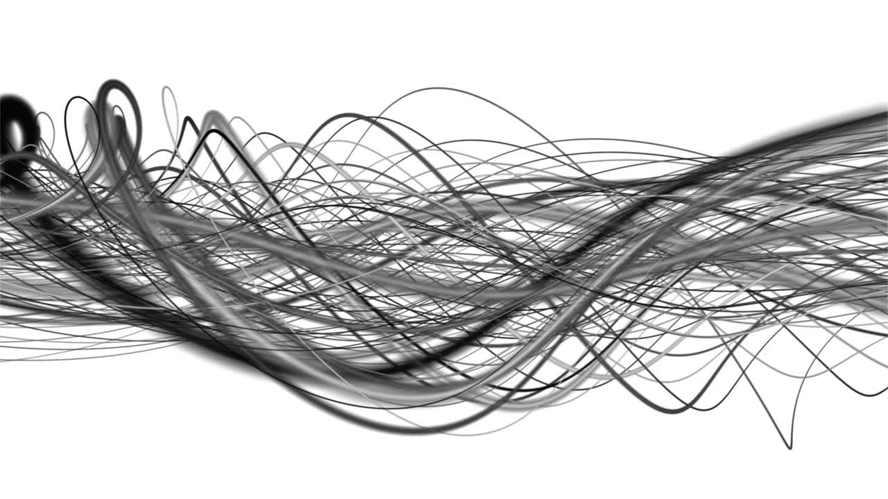 스로모션에서 줄무 파동 물체와 마법 애니메이션, 4096x2304 루프 4k