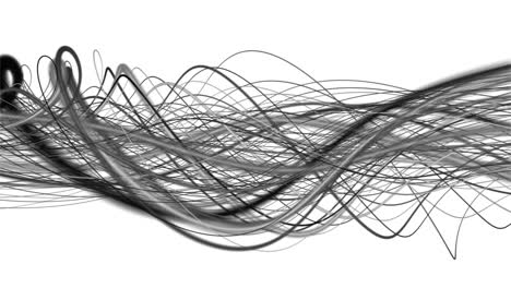 animazione magica con oggetto a onde a strisce al rallentatore, 4096x2304 loop 4k