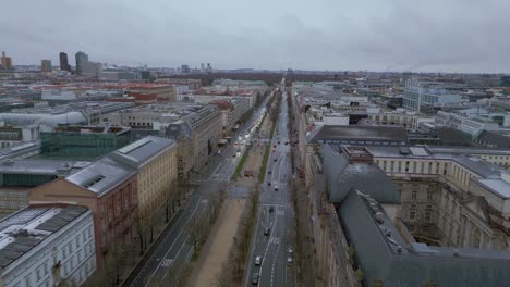 berlin winter unter den linden gate