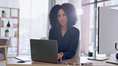 technology, businesswoman typing on laptop