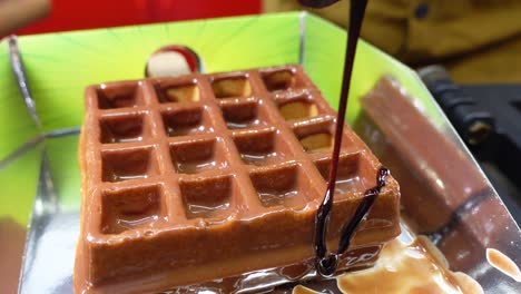 chocolate waffle