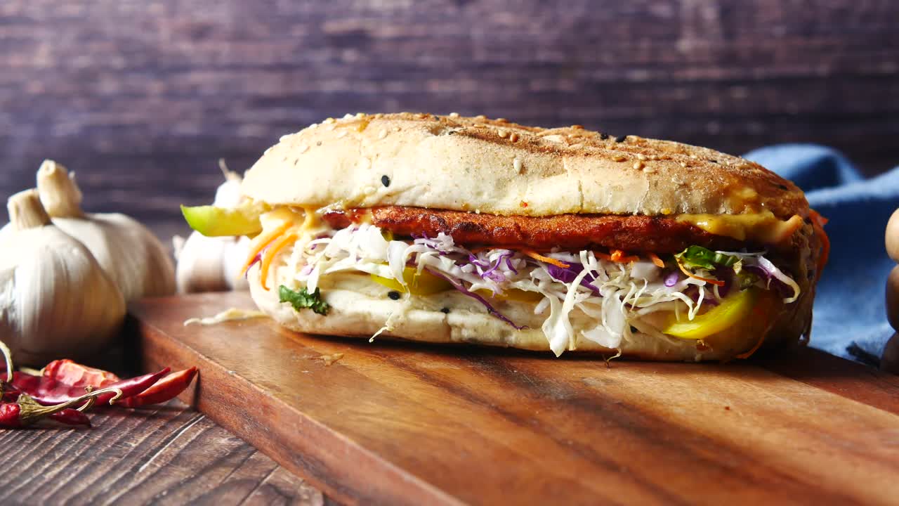 맛있는 그릴 샌드위치