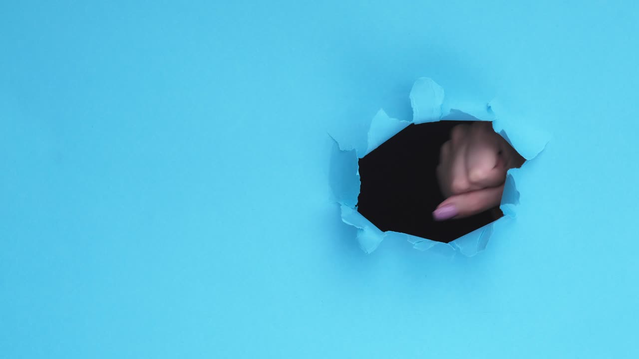 agarrar el gesto avance agujero mano conjunto de 5