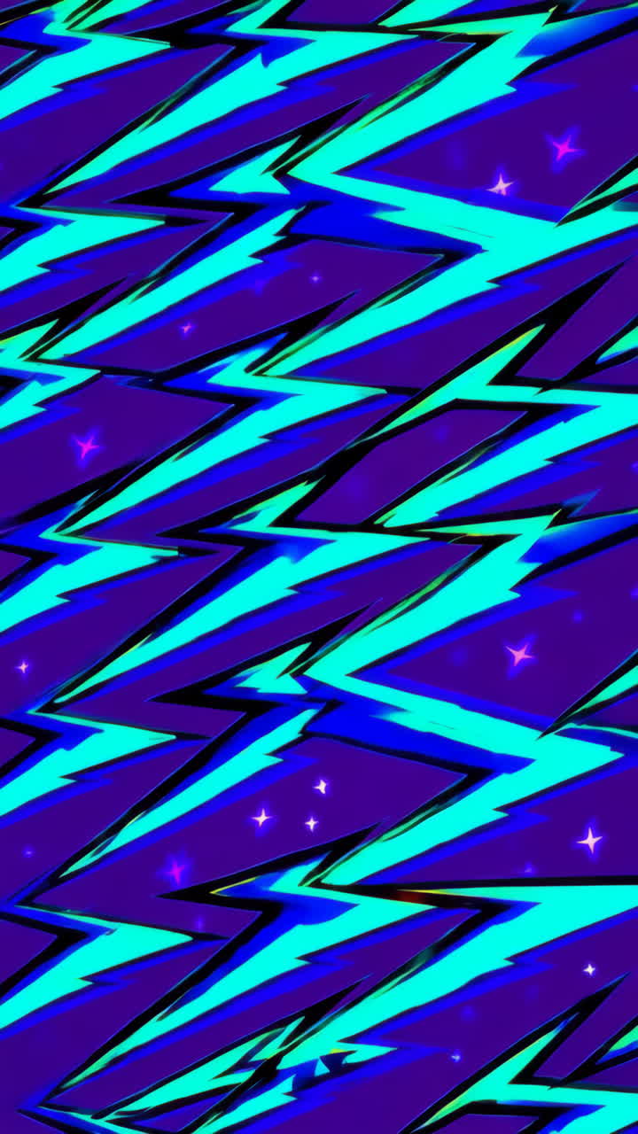 Sfondo con motivo a fulmini al neon vibrante