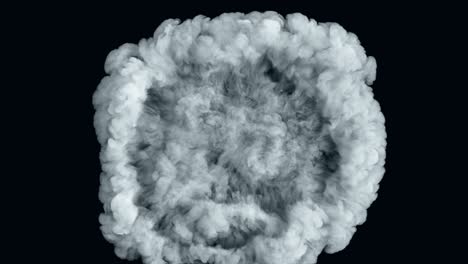 explosion of smoke slow motion abstract background