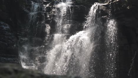 waterfall in the ecuadorian amazon in tena