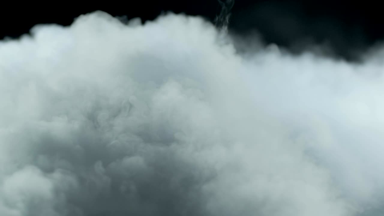 nubes de humo de hielo seco realista