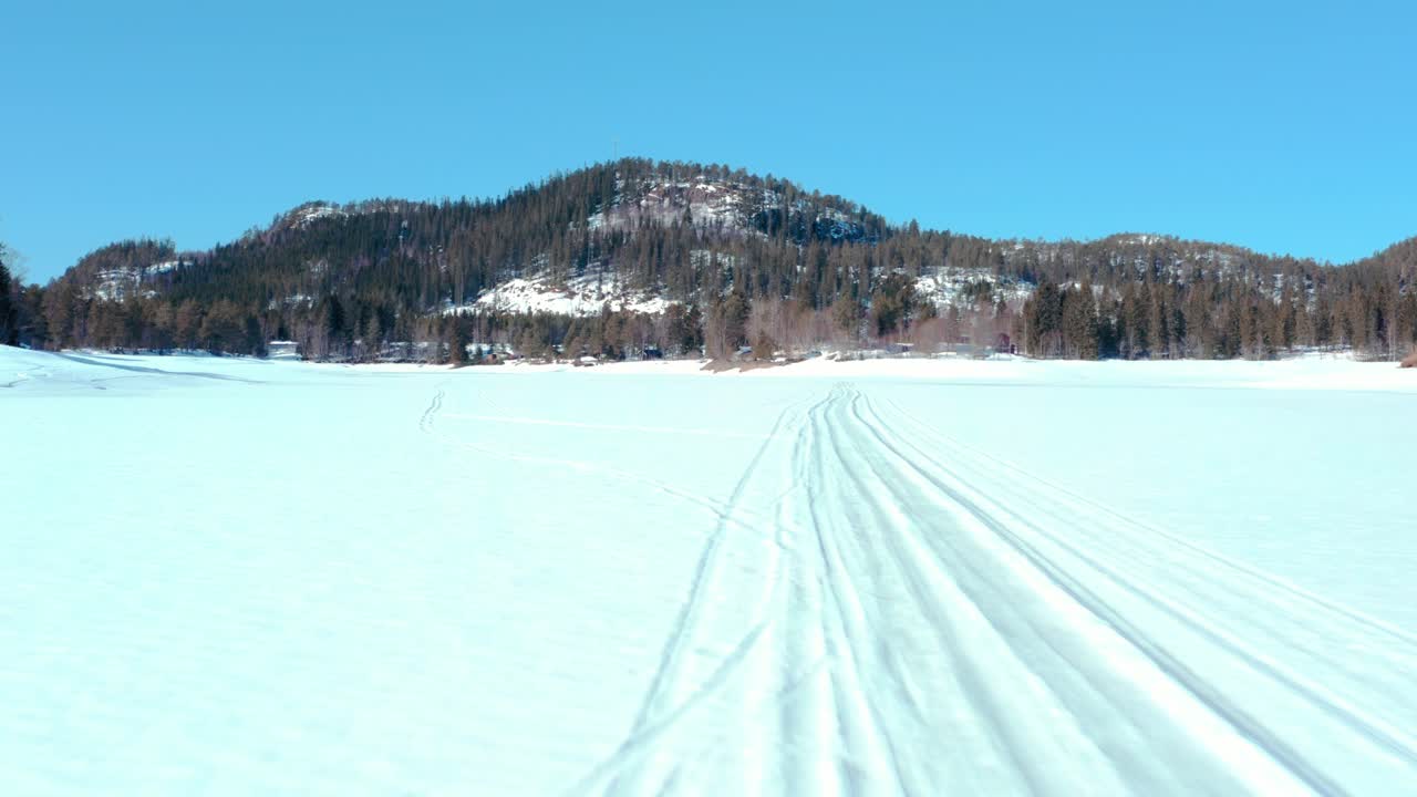 Extreme Snowscape In Rural Landscape During Winter Season