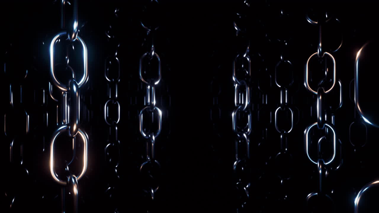 추상적인 반이는 사슬