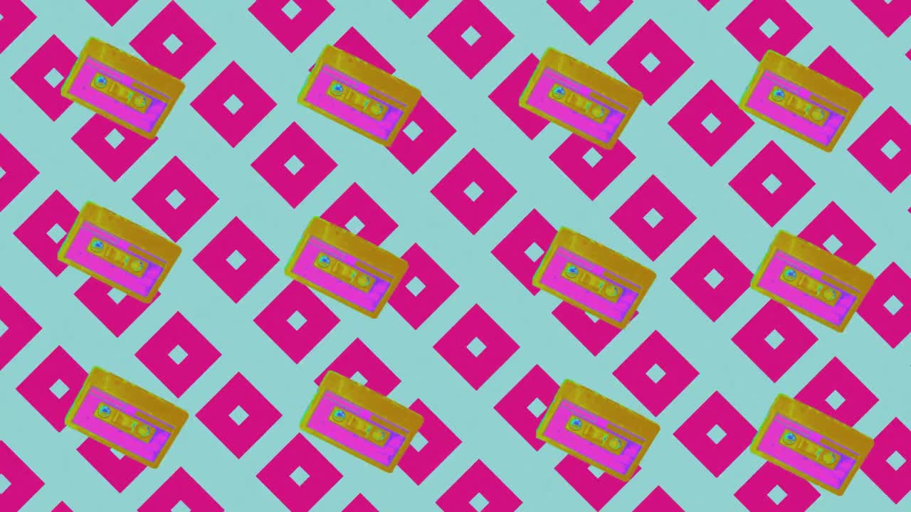 Retro 80s style animation