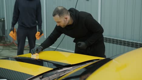 professional car detailing – washing, ceramic coating, and interior cleaning