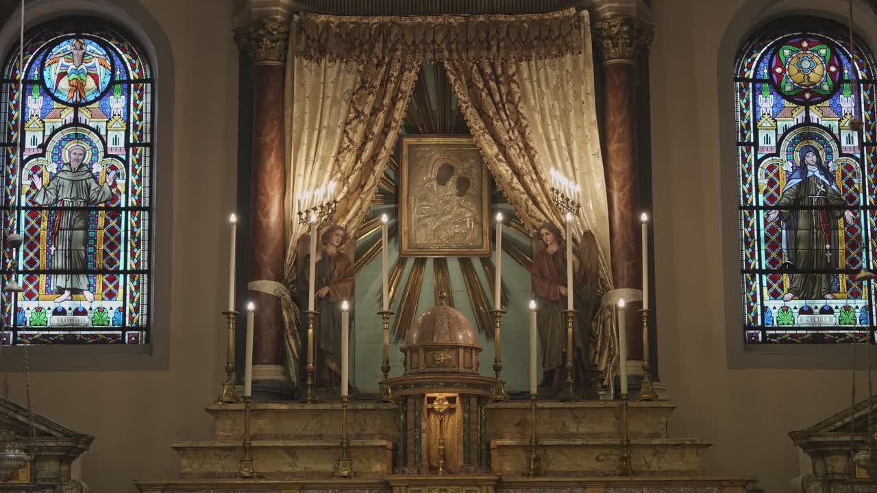 историческая старая греческая церковь 4k