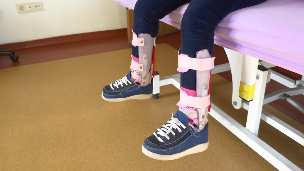 Child with Leg Braces