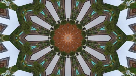 único y hermoso diseño de textura de caleidoscopio abstracto