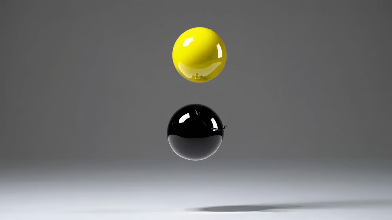 Yellow and Black Paint Splash